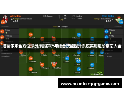 洛塞尔索全方位球员深度解析与综合技能提升系统实用进阶指南大全